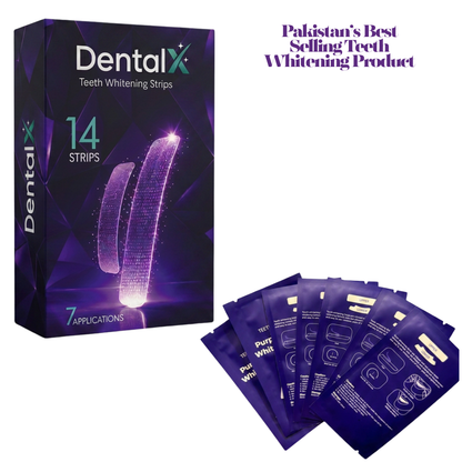 DentalX PAP+ Teeth Whitening Strips - Advanced Whitening Formula